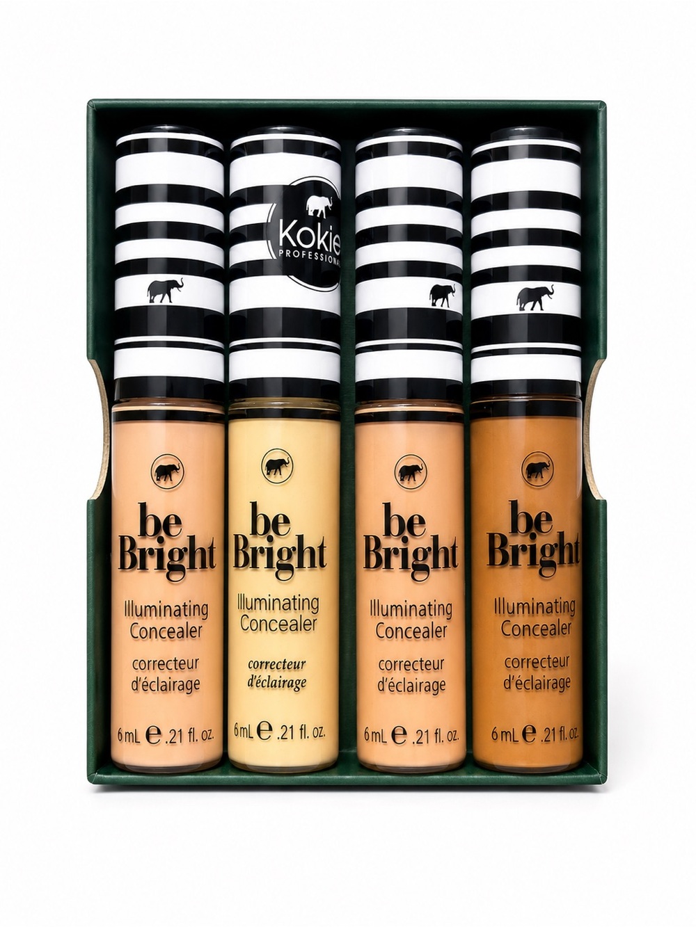 Kokie Bright Illuminating Concealer Set - Multi Shade (Some Sold Out Colors)